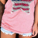 Women's Round Neck Loose Short Sleeve