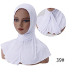 Womens Modal Cotton Headscarf Cap With Three Buttons
