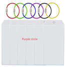 Luggage Label Vertical Transparent Sealed Waterproof ID Card Holder