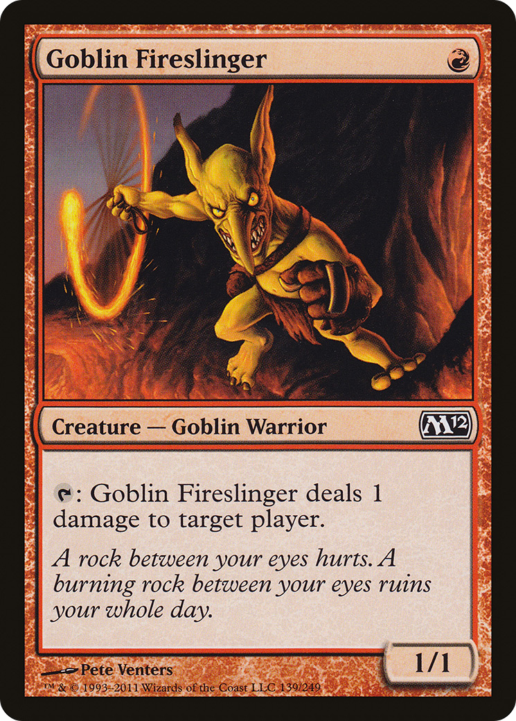 Goblin Fireslinger (M12-139) - Magic 2012 Foil