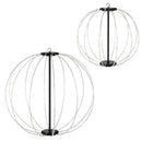 RGB LED Christmas Sphere Lights 2-Pack with Remote Control