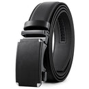 Men's Automatic Alloy Buckle Cowhide Belt