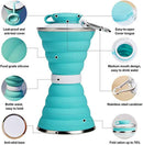 500ML Foldable Silicone Water Bottle Leakproof Portable