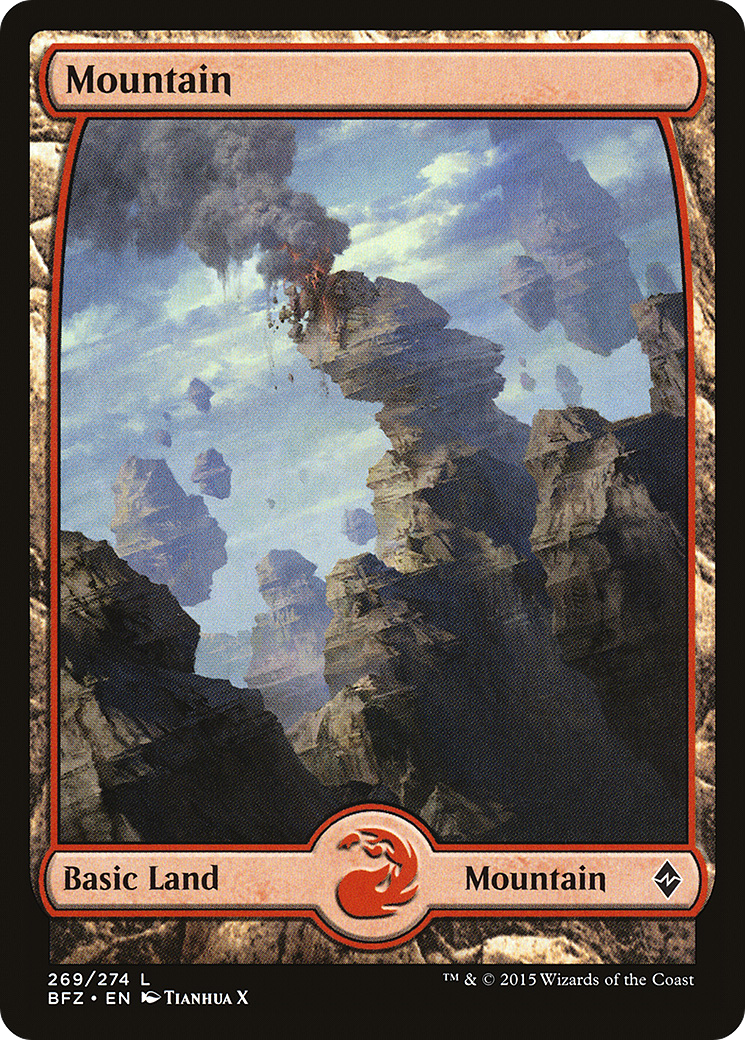 Mountain (BFZ-269) - Battle for Zendikar Foil