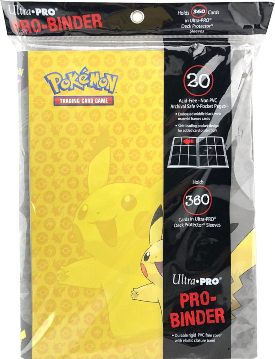 Ultra PRO: 9-Pocket PRO Binder - Pokemon (Pikachu)