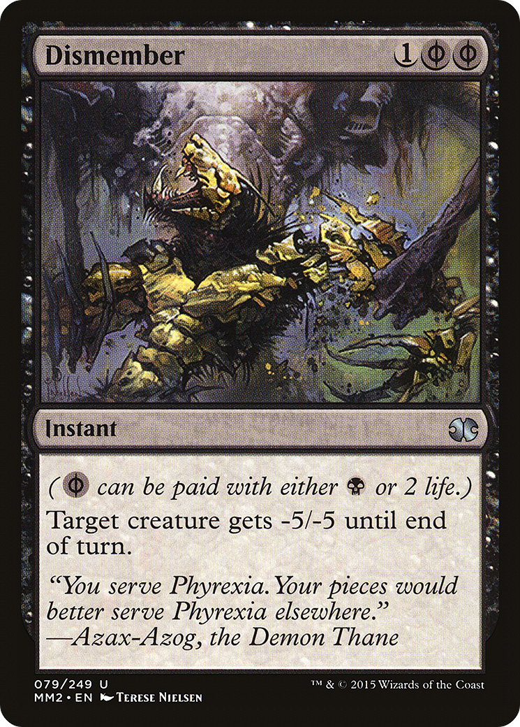 Dismember (MM2-079) - Modern Masters 2015 Foil