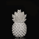 High-end Luxurious Heavy-Embroidered Shiny Champagne Bottle Rhinestone Evening Bag