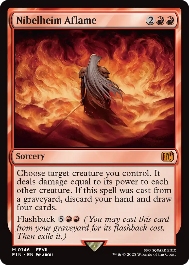 Nibelheim Aflame (FIN-146) - FINAL FANTASY Foil