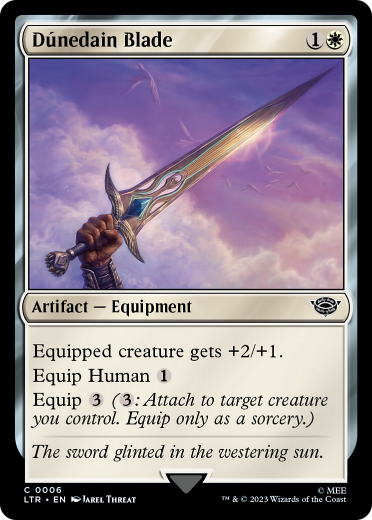 Dúnedain Blade (LTR-006) - The Lord of the Rings: Tales of Middle-earth Foil