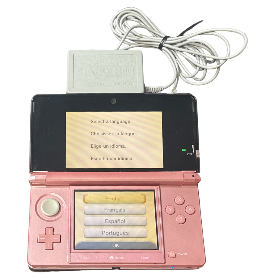 Nintendo 3DS Pearl Pink Console - Nintendo 3DS