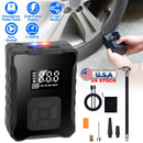 150PSI Cordless Tire Inflator Digital Air Compressor with LED Light Emergency Power Bank for Cars Motorcycles Bicycles Balls