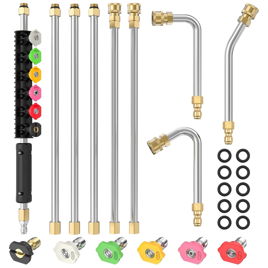 7.54FT Pressure Washer Extension Wand With 1/4
