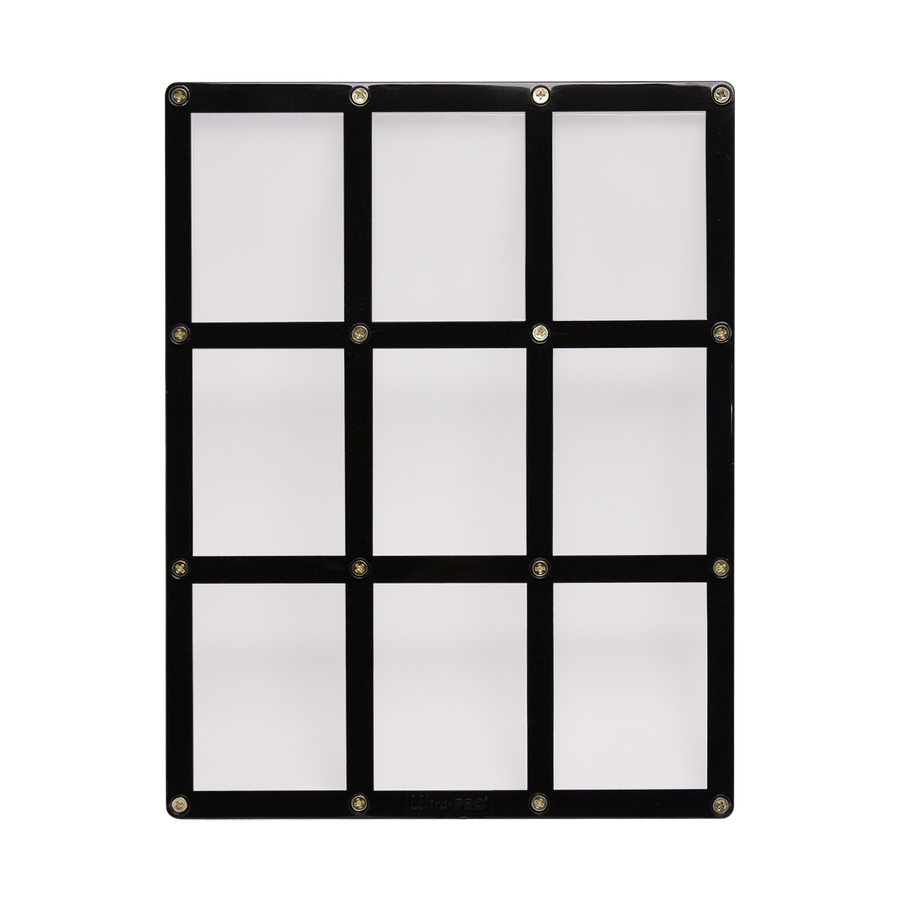 Ultra PRO: Screwdown Holder - Black Frame (9-Card)