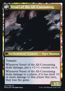 Hidetsugu Consumes All // Vessel of the All-Consuming (PRE-221S) - Kamigawa: Neon Dynasty Promos: (fandfc, enchantment) Foil