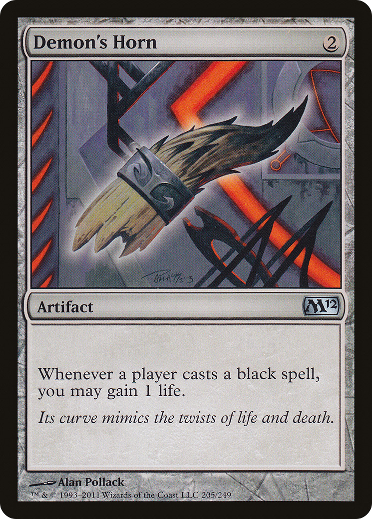 Demon's Horn (M12-205) - Magic 2012 Foil