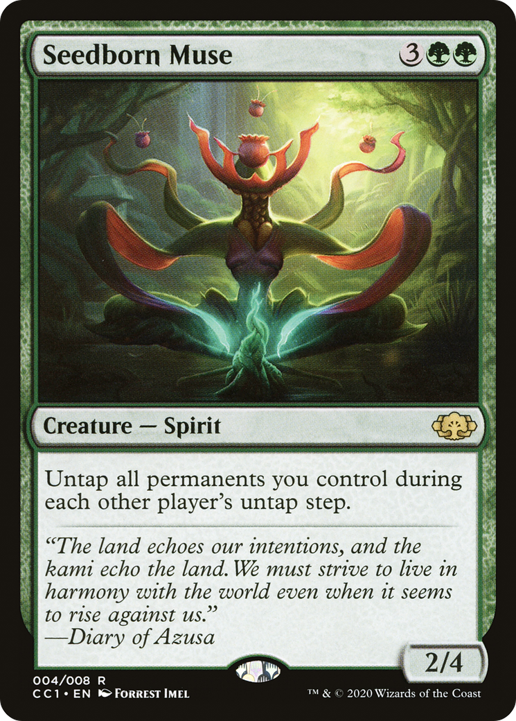 Seedborn Muse (CC1-004) - Commander Collection: Green Foil