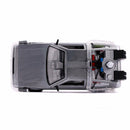 Back to the Future Part II die-cast 1:24 scale "Hollywood Rides" light-up DeLorean Time Machine