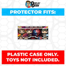 Pop Protector for 4 Pack Stranger Things Nancy, Robin, Eddie & Dustin Funko Pop