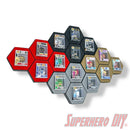 4-CELL Honeycomb Wall Display for Bitty Pops | Organize Bitty Pops for easy display!