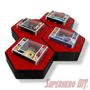 4-CELL Honeycomb Wall Display for Bitty Pops | Organize Bitty Pops for easy display!