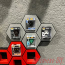 4-CELL Honeycomb Wall Display for Bitty Pops | Organize Bitty Pops for easy display!