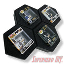 4-CELL Honeycomb Wall Display for Bitty Pops | Organize Bitty Pops for easy display!
