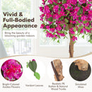 4.5 Feet Artificial Azalea Tree with Cement Pot