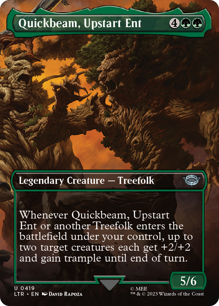 Quickbeam, Upstart Ent (LTR-419) - The Lord of the Rings: Tales of Middle-earth (Borderless) Foil