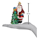 2025 Santa With Tree Ornament