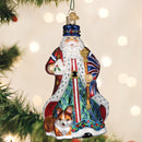 United Kingdom Santa Ornament
