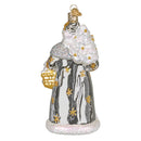 Sterling Santa Ornament