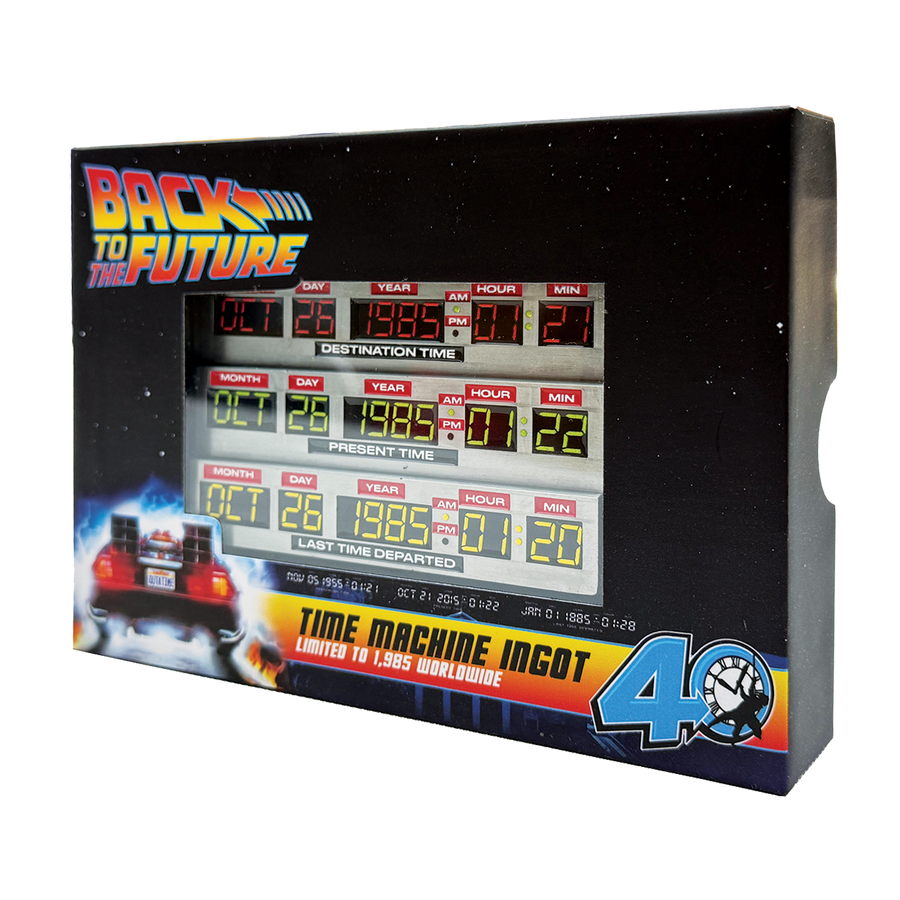 Back to the Future 40th Anniversary Time Circuits Ingot