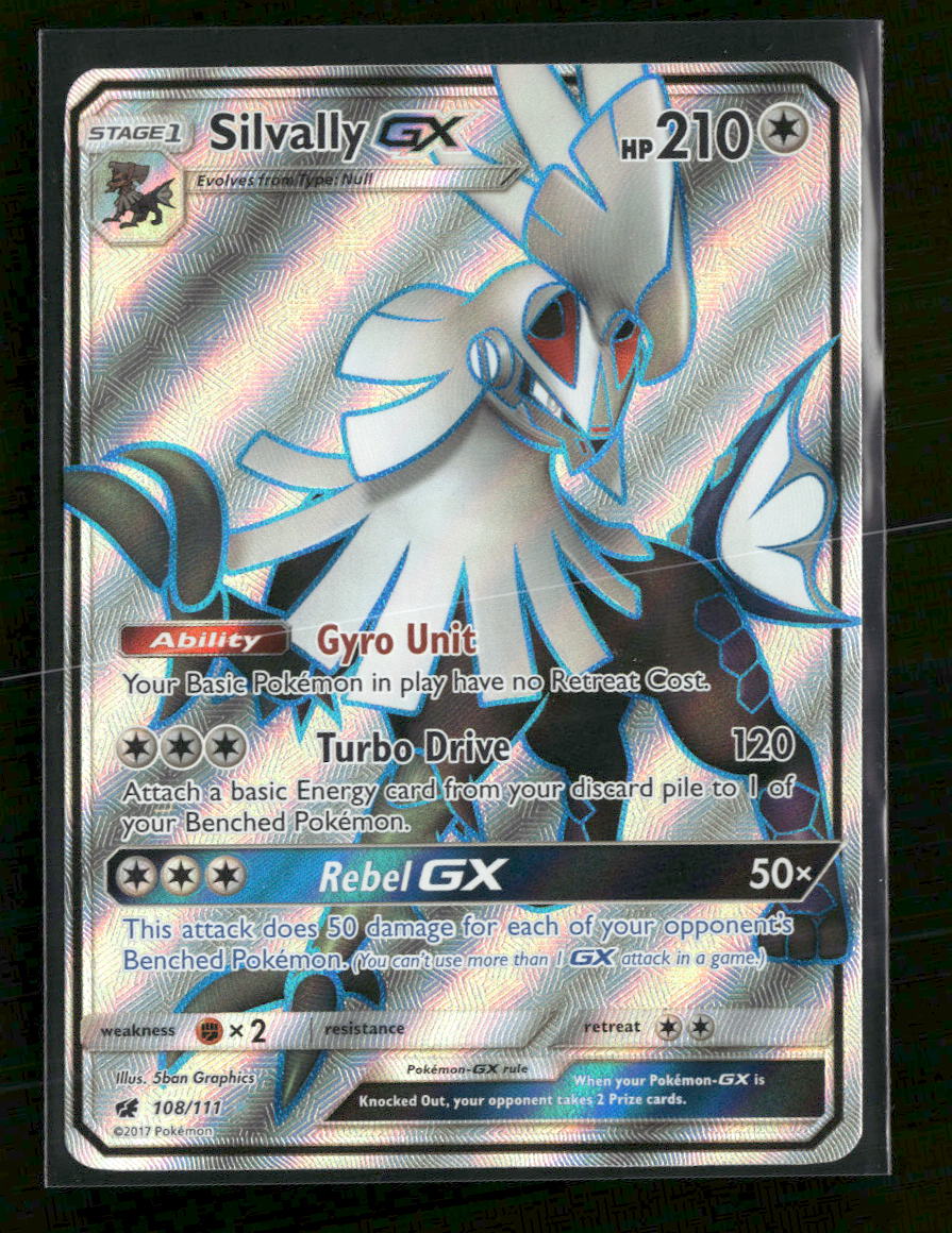 silvally gx pokemon card value SM