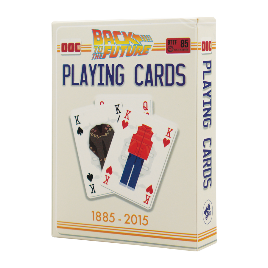 Fanattik Back to the Future Playing Cards