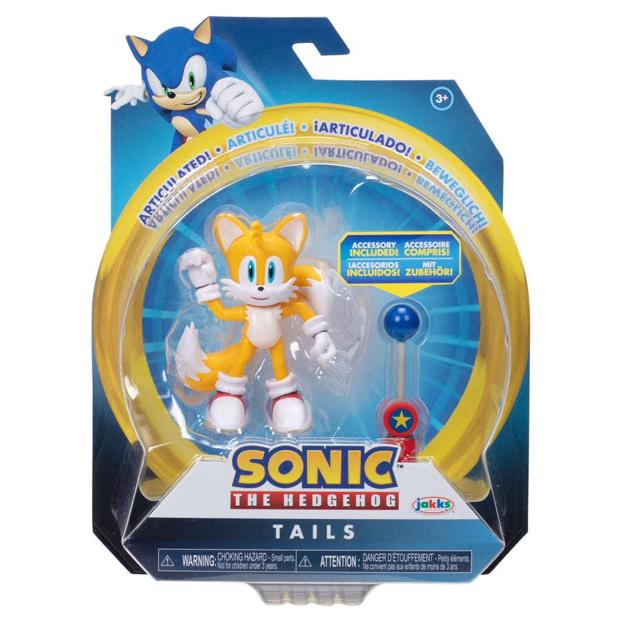 Sonic the Hedgehog - Tails 4 Inch Articulated Action Figure