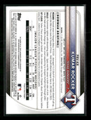 2025 Bowman Rookies and Veterans Autographs Blue Kumar Rocker #/150 Auto #PRV-KR