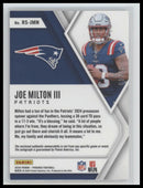 2024 Panini Phoenix Rookie Silhouettes Blue Joe Milton III #/49 Auto #RS-JMN