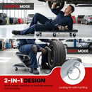 2-in-1 Mechanic Creeper & Z-Seat with 6 Swivel Casters