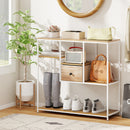40 Inch Console Table Behind Sofa Couch with Storage