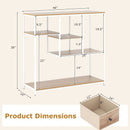 40 Inch Console Table Behind Sofa Couch with Storage
