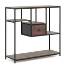 40 Inch Console Table Behind Sofa Couch with Storage