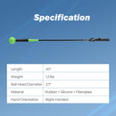 40 Inch Golf Swing Trainer Aid with Weighted Head for Grip Rhythm Balance