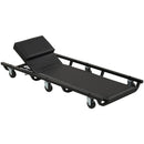 40 Inch Rolling Creeper Padded Mechanic Cart with Adjustable Backrest and Headrest