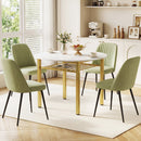 40" Round Dining Table with Storage Shelf for 4 People
