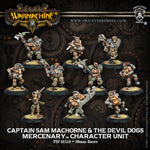 Warmachine: Mercenaries Captain Sam MacHorne & the Devil Dogss