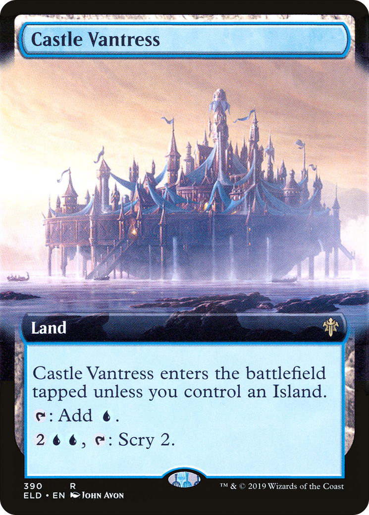 Castle Vantress (ELD-390) - Throne of Eldraine: (Extended Art) Foil
