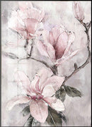 Flower Wall Art Poster, Frameless Decor