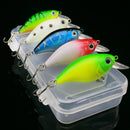 WALK FISH 5-Piece Minnow Lure Set - 5 Colors, Hard Bait