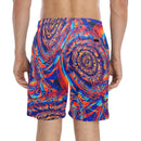 Desert Sunset Fractal Melt Swim Shorts