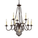 Trans Globe Lighting - French Basket -Ten Light 2-Tier Chandelier